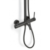 Система для душа Milacio Onis MCU.151.MB, черный матовый