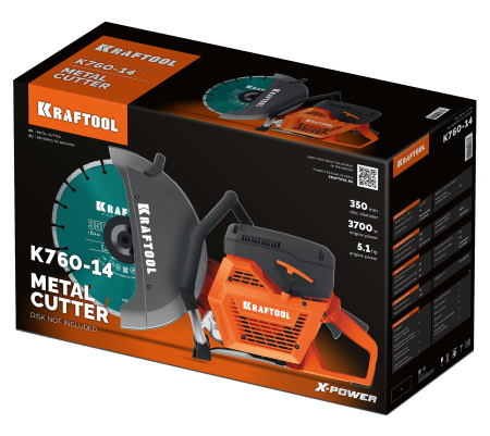 Бензорез по металлу Kraftool K760-14, без диска