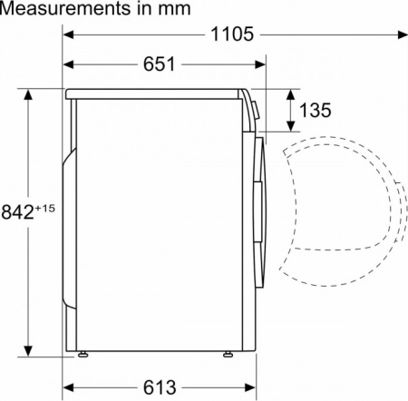 Сушильная машина Bosch WQB245B0ME