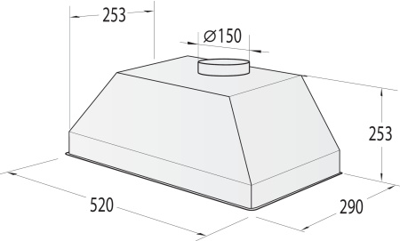 Вытяжка Gorenje BHI526E6B