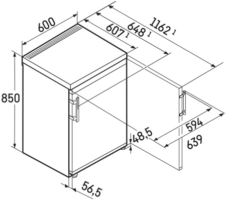 Холодильник Liebherr Rsdci 1621-20 001 Plus