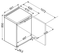 Холодильник Liebherr T 1404-21 001