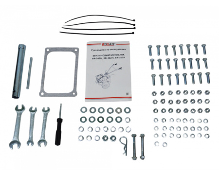 Мотоблок бензиновый Brait BR302/MB830-3 (170F/7л.с.,3F/1R,95х30см, колеса 4,00х10, вал S23)