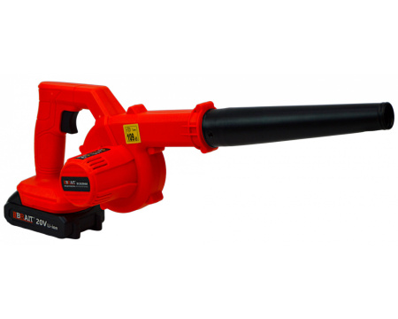 Воздуходувка аккумуляторная Brait BCB20NM (20х1В,2х2Ач, з/у., 180 км\ч)