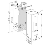 Винный шкаф встраиваемый Liebherr EWTdf 3553-26 001 Vinidor