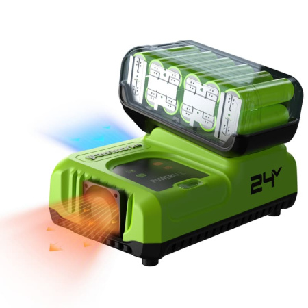 Устройство ультрабыстрое зарядное Greenworks G24C8, 24V, 8A
