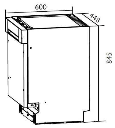 Посудомоечная машина Monsher MDF 4545