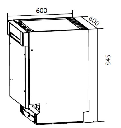 Посудомоечная машина Monsher MDF 6045