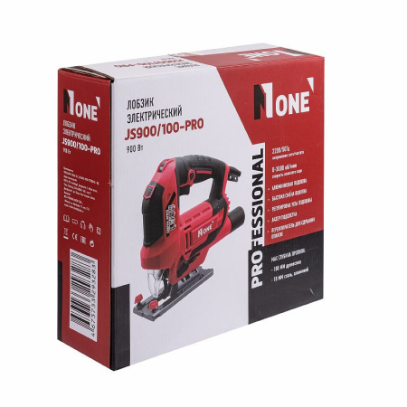 Лобзик Number One JS900/100-PRO (900Вт,100/10мм,0-3000ход/мин, SDS зажим,лазер) 2.6кг