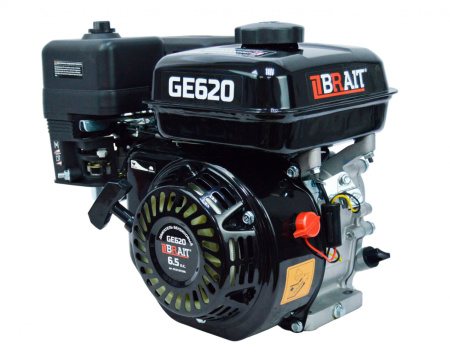 Двигатель бензиновый Brait GE620 (6.5л.с., 168F-2, вых.вал S-type, D=20 мм)