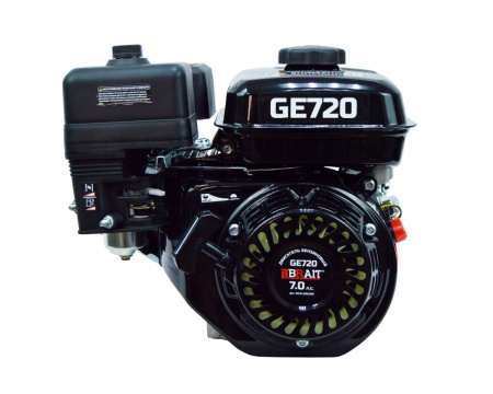 Двигатель бензиновый Brait GE720 (7.0л.с., 170F-2, вых.вал S-type, D=20 мм)