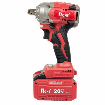 Гайковерт ударный аккумуляторный Number one CIW40/3.0-PRO-BL (20В,Li-ion,2х3Ач,600Hм,1/2" б/щ) 2,8кг кейс