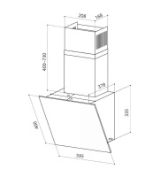Вытяжка Lex TOUCH 600 IVORY