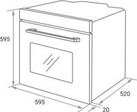 Духовой шкаф Weissgauff EOM 699 PDW Digital Smart Soft Close