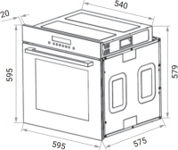 Духовой шкаф Weissgauff EOV 814 SDBE