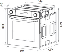 Духовой шкаф Weissgauff EOV 814 PDBE