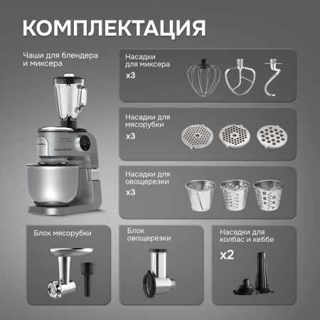 Кухонная машина Zigmund & Shtain ZKM-1100