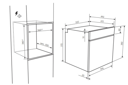 Микроволновая печь встраиваемая Kuppersberg HMW 611 BB