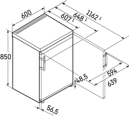 Холодильник Liebherr Rci 1621-20 001 Plus