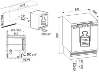 Морозильная камера встраиваемая Liebherr SUFc 3703-20 001 Pure