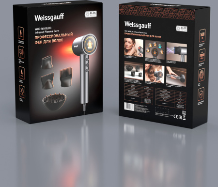 Фен для волос Weissgauff WHD 160 BLDC Infrared Plasma Care