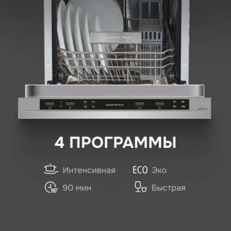 Посудомоечная машина встраиваемая Zigmund & Shtain DW 314.4