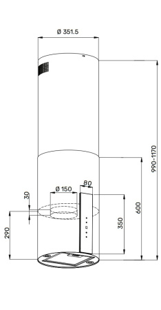 Вытяжка Kuppersberg MOTUBA 35 B
