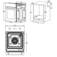 Духовой шкаф Evelux EO 410 B