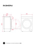 Стиральная машина Lex LWM10012 GRID MAGNA