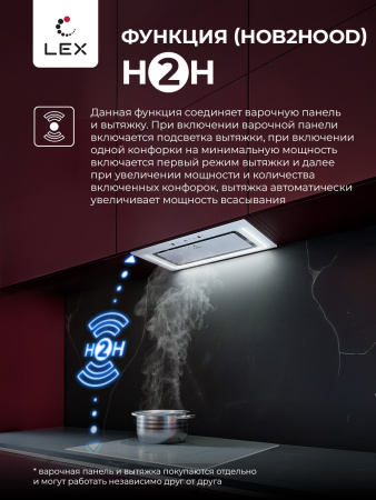 Вытяжка Lex Nova 600 Inverter WH