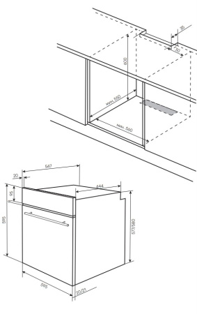 Духовой шкаф Kuppersberg HF 608 Black