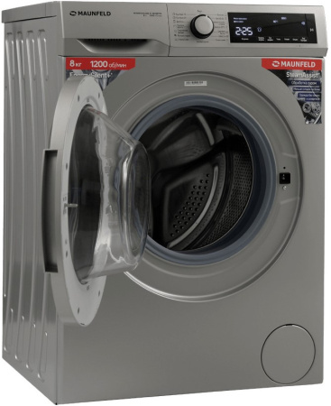 Стиральная машина с инвертором и паром Maunfeld MFWM128SL400 ST INVERTER