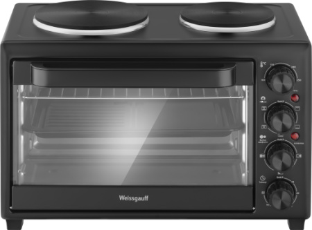 Мини-печь Weissgauff WMR 30P Black