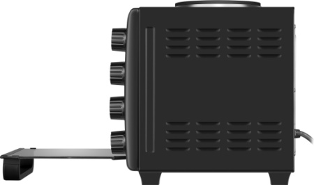 Мини-печь Weissgauff WMR 30P Black