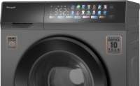 Стиральная машина Weissgauff WM 39107 Full Touch Inverter Steam Grey