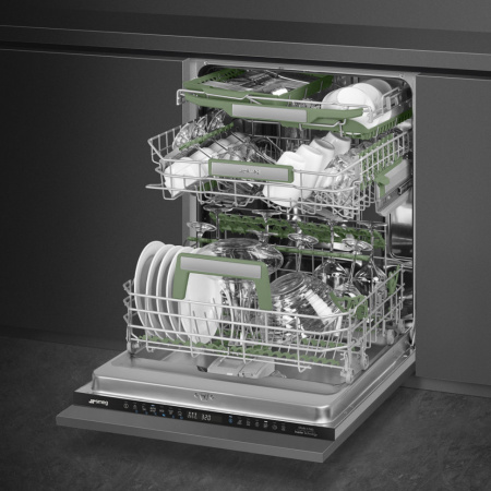 Посудомоечная машина встраиваемая Smeg STL7324AQLLW