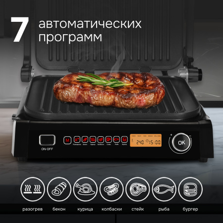 Гриль электрический Zigmund & Shtain Grillmeister ZEG-938