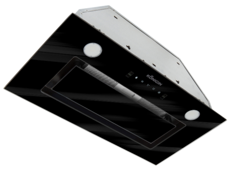 Вытяжка Konigin Flesh Out Black Glass 60