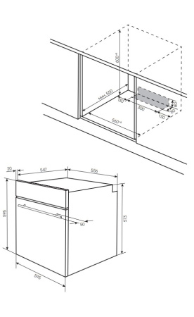 Духовой шкаф Kuppersberg HO 606 P Black