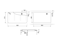 Варочная поверхность индукционная Smeg SISL7964