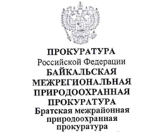 Информация о результатах деятельности Братской межрайонной природоохранной прокуратуры