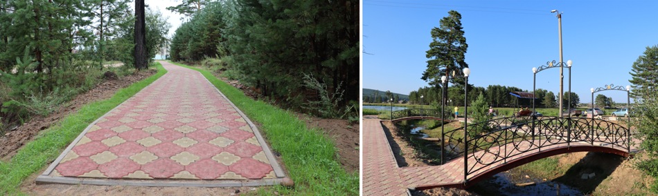 На берегу озера в Лесогорске появится еще один тротуар
