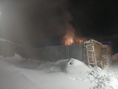 Пожар в Лесогорске. Погиб человек
