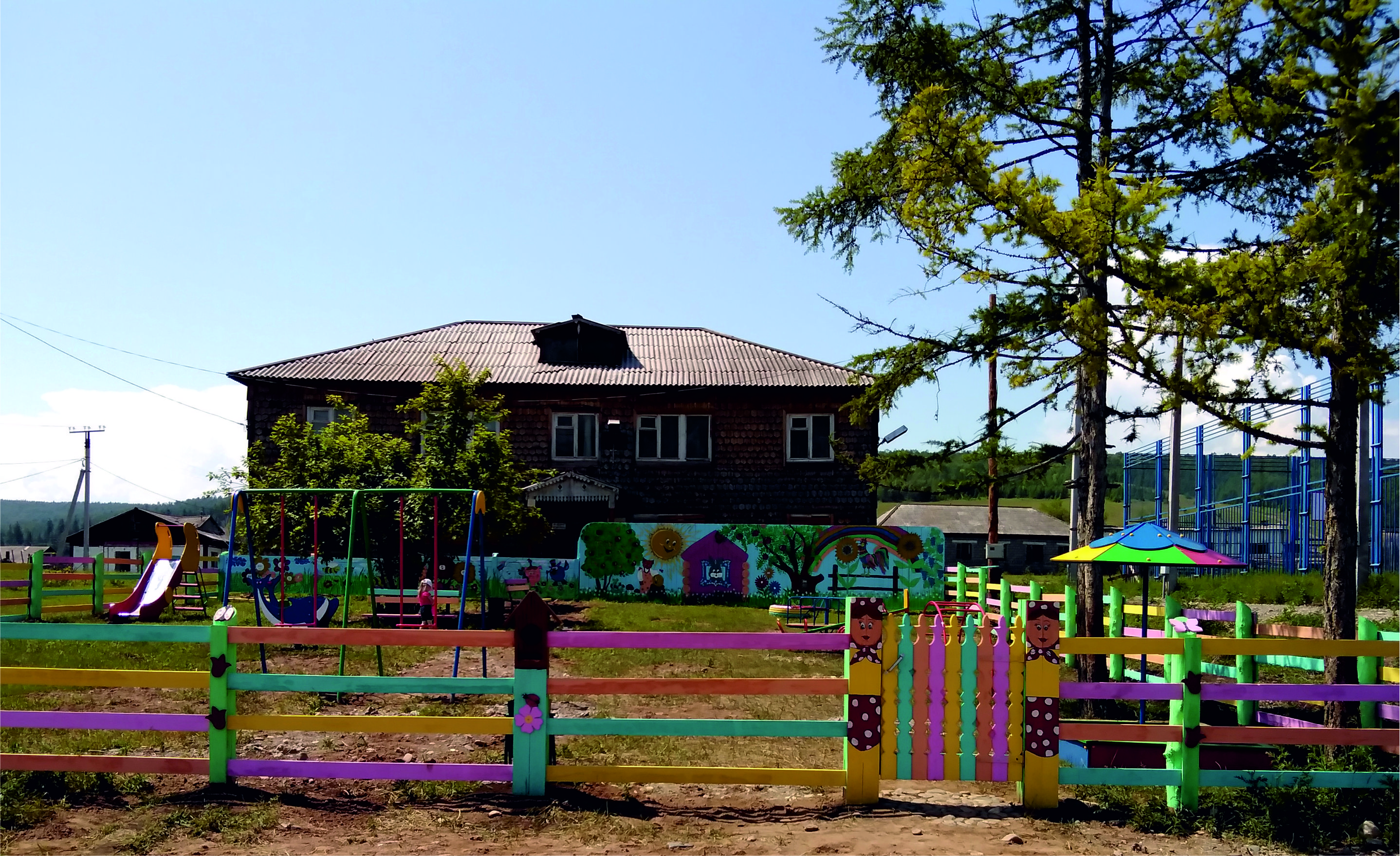 В селе Бутаково открылась детская игровая площадка «Родной край»