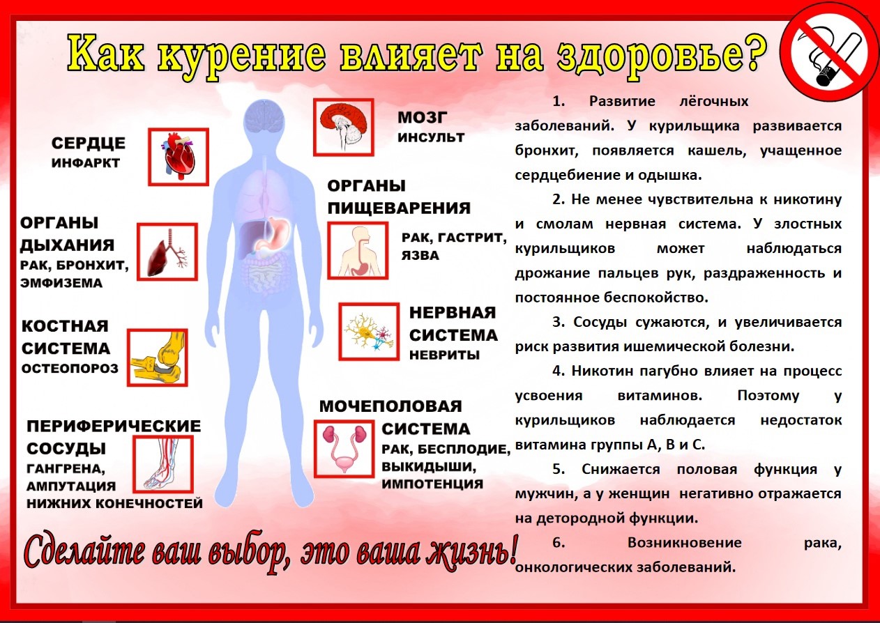 Подростки в силу своей незрелости не могут в полной мере оценить всю тяжесть последствий от курения. 