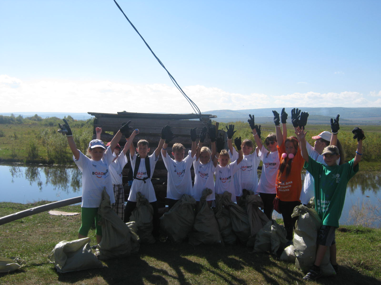 Акция всероссийского волонтерского экологического марафона En + Group «360 минут»