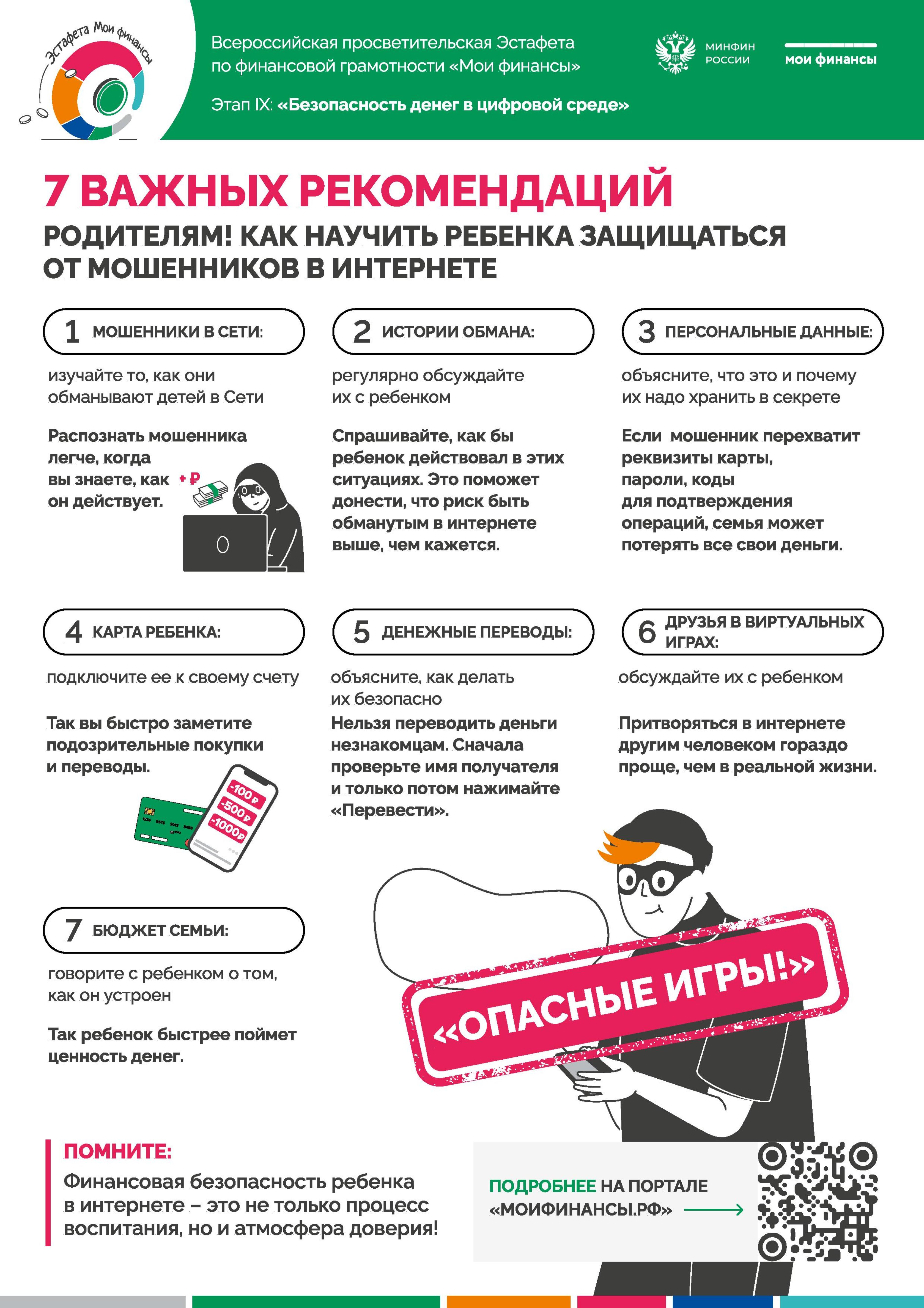 Всероссийская просветительская Эстафета по финансовой грамотности. 9 этап эстафеты «Безопасность денег в цифровой среде»