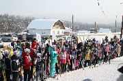 на построении 