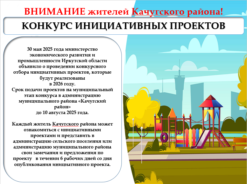 Инициативный проект: "Качугскому району - 100 лет"