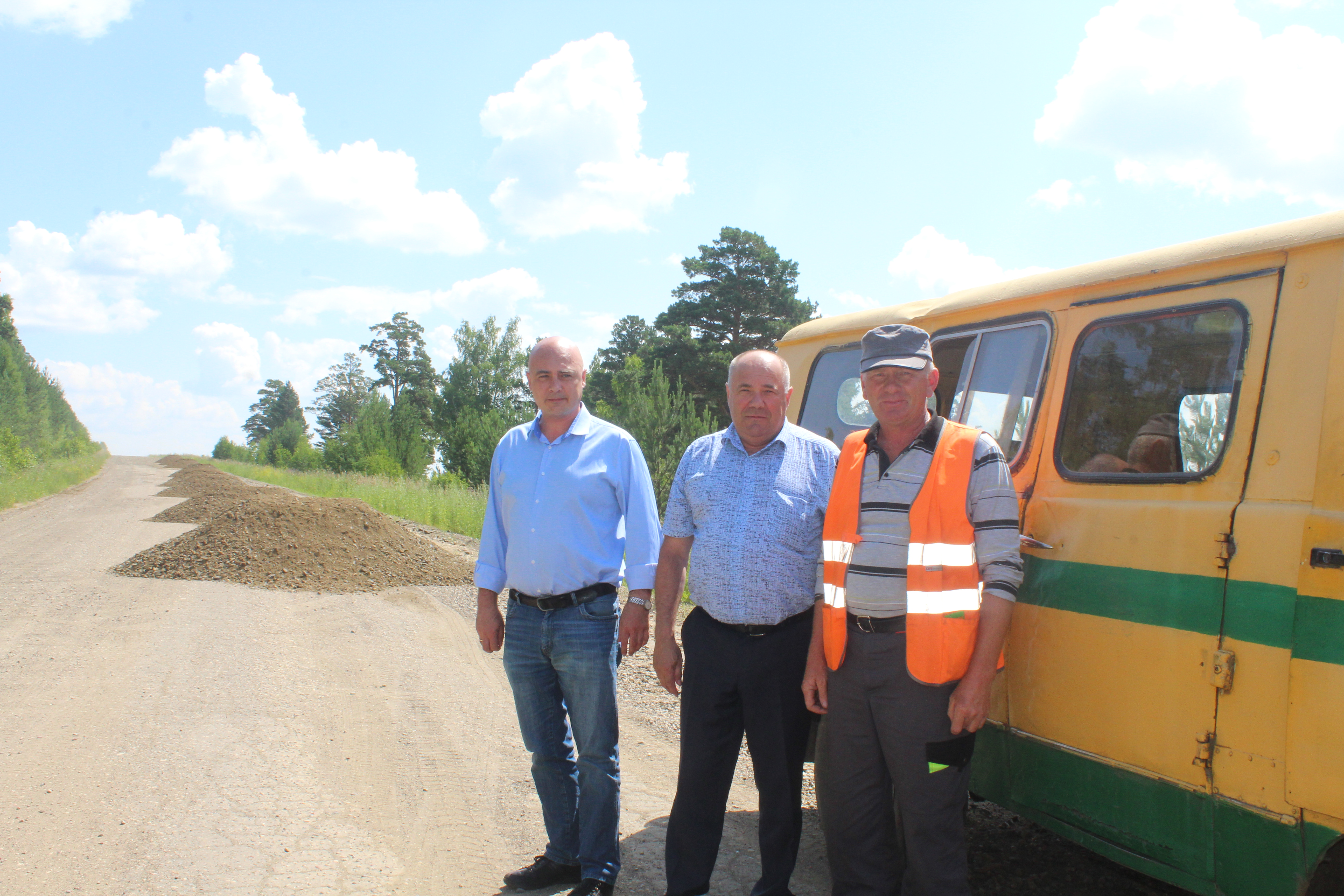 Начат ремонт участка автомобильной дороги «Подъезд к с. Котик»